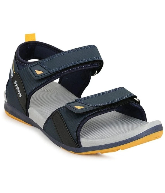 Campus - Navy Mens Floater Sandals - None