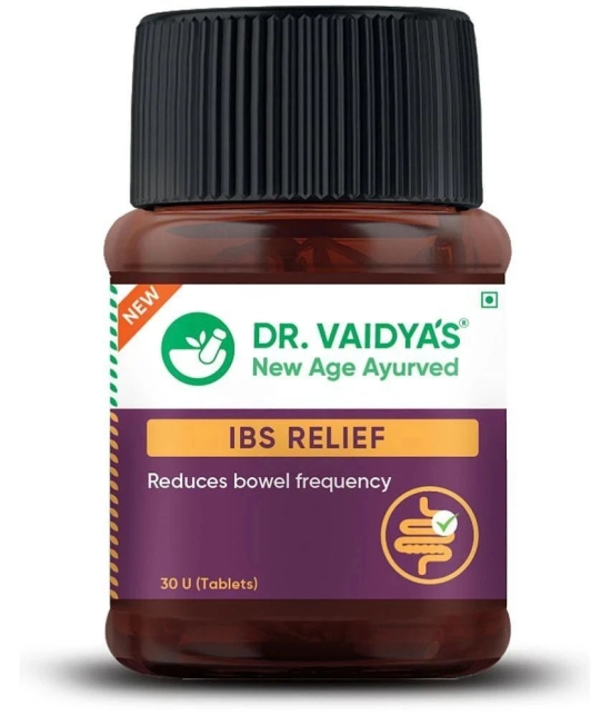 Dr. Vaidyas IBS Relief|Ayurvedic|For Digestion, Ulcerative Colitis,(30 Tablets Each) Pack of 1