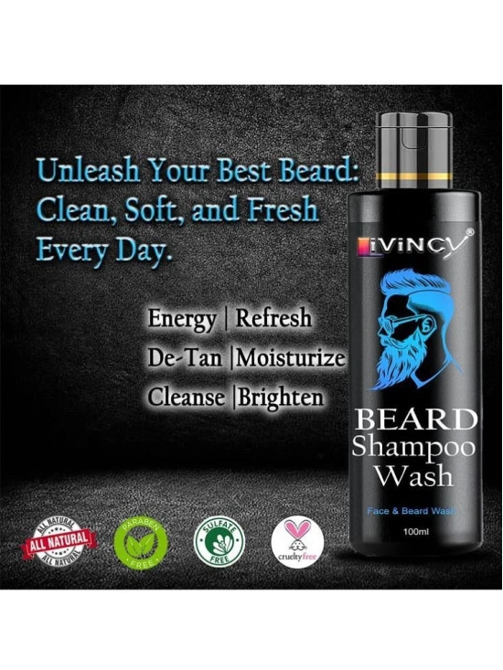 LIVINCY beard wash beard wash Beard Shampoo 100 mL