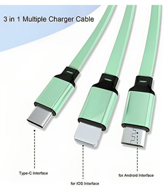 NBOX - Green 3A Multi Pin Cable 1.2 Meter - Green