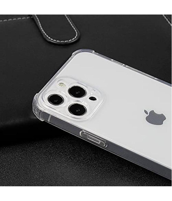 Case Vault Covers Silicon Soft cases Compatible For Silicon iPhone 13 Pro Max ( Pack of 1 ) - Transparent