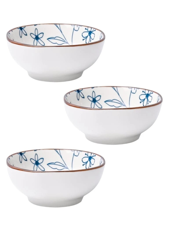 100Ml White Bowl Set Of 3