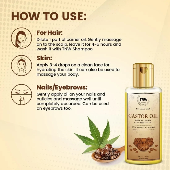 Castor Oil (Virgin & Cold Pressed)