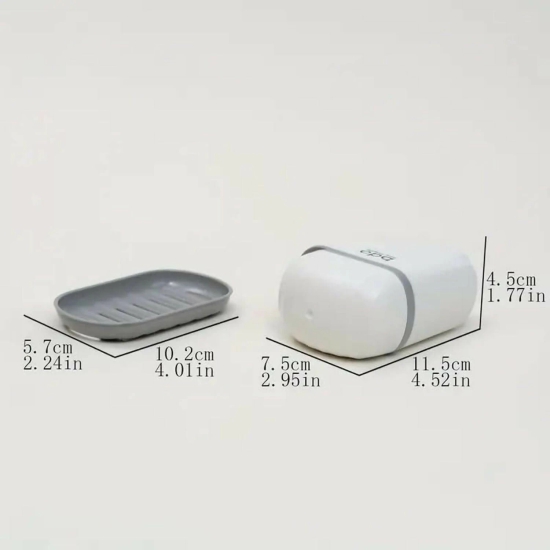 Portable Travel Soap Dish with Cover - Compact & Durable