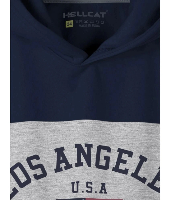 HELLCAT - Navy Cotton Blend Boys Sweatshirt ( Pack of 2 ) - None