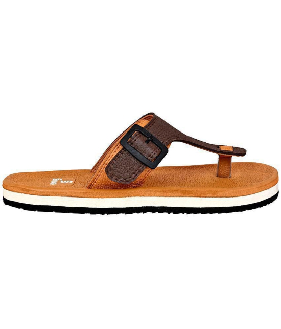 Squash - Tan Men's Leather Slipper - None