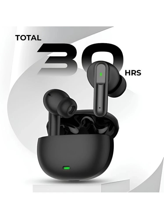 VEhop ATOM Bluetooth True Wireless (TWS) In Ear 30 Hours Playback Powerfull bass,Fast charging IPX4(Splash & Sweat Proof) Black