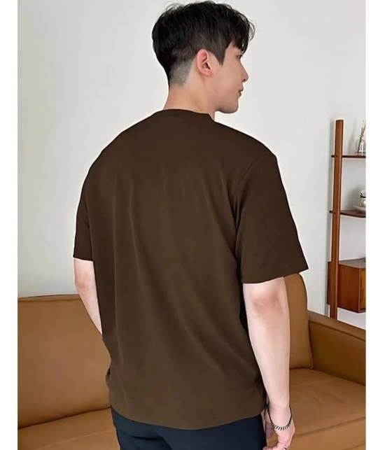 clafoutis Cotton Regular Fit Solid Half Sleeves Mens Polo T Shirt - Brown ( Pack of 1 ) - None