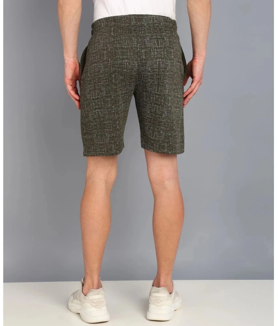 XFOX Olive Blended Mens Shorts ( Pack of 1 ) - None