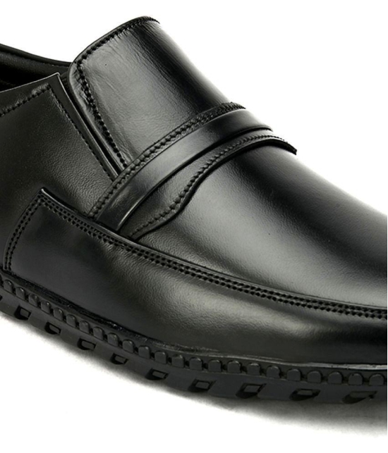 Fentacia - Black Men's Slip On Formal Shoes - None