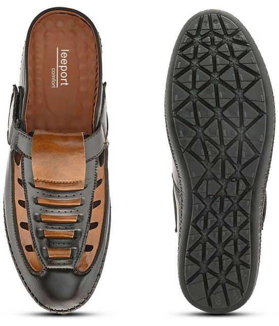 Leeport - Brown Men's Sandals - None