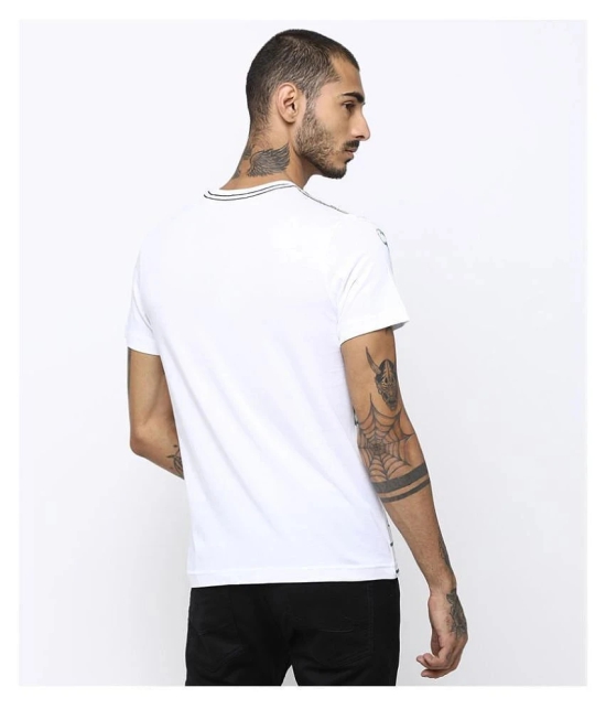 Huetrap Cotton White Printed T-Shirt - None