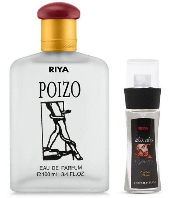 Riya Poizo & Bindas Eau De Parfum (EDP) For Unisex 110 ( Pack of 2 )