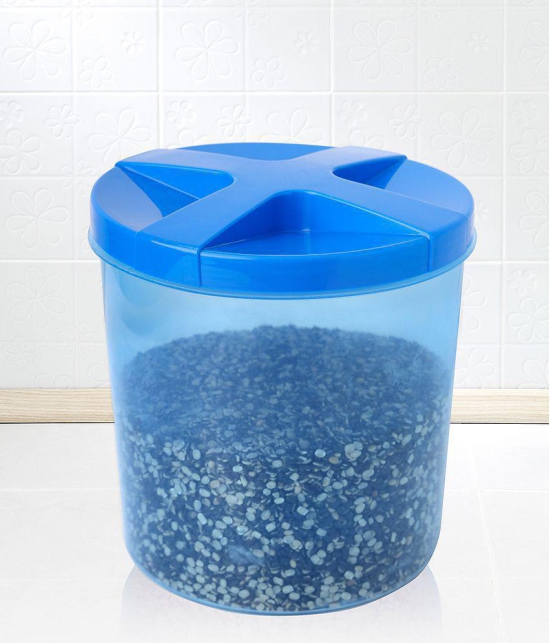 HOMETALES Multi-Purpose Container 4600ml,3200ml,2200ml, Blue Lid (3U) - Blue