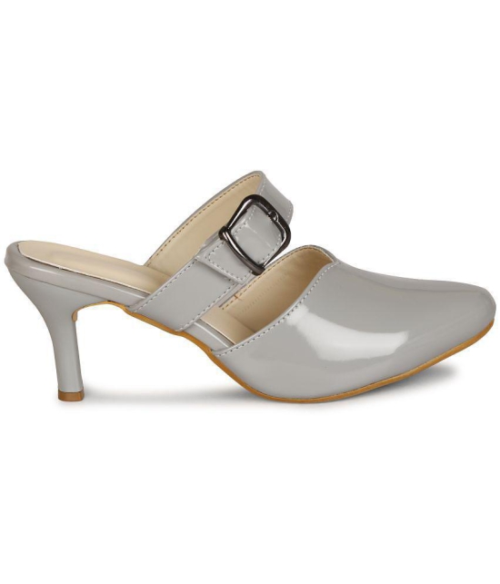 Saheb - Gray Women''s Mules Heels - None