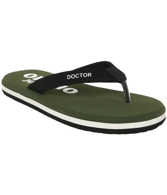 ORTHO JOY - Green Men's Thong Flip Flop - None