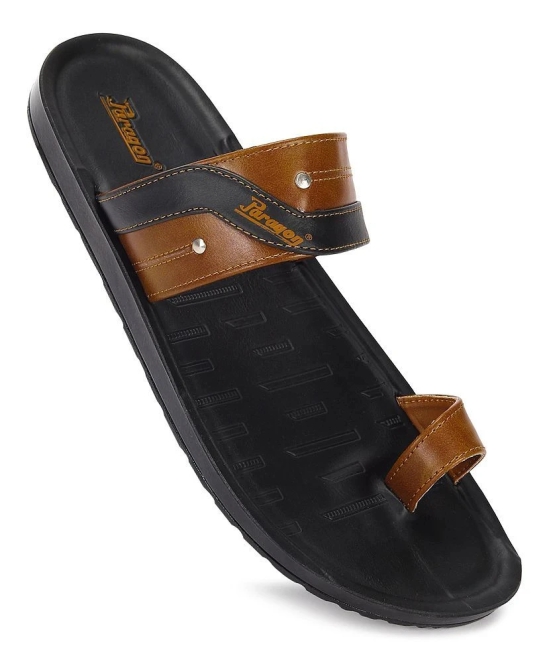 Paragon - Black Mens Thong Flip Flop - None