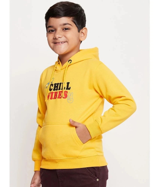 UBX Pack of 1 Boys Fleece Sweatshirt ( Yellow ) - None