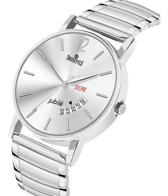 Swisstyle Silver Stainless Steel Analog Mens Watch