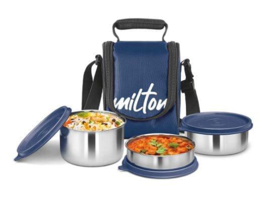 Milton Tasty 3 Stainless Steel Lunch Box