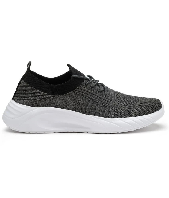 ASIAN STORM-12 Dark Grey Mens Sports Running Shoes - None