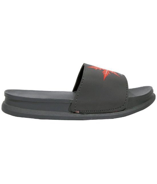 Leavess - Grey Men's Slide Flip Flop - None