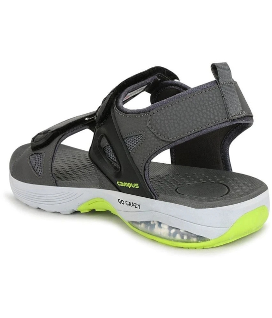 Campus - Dark Grey Mens Floater Sandals - None