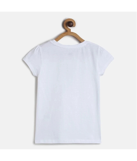 MINI KLUB - White 100% Cotton Girls Top ( Pack of 1 ) - None