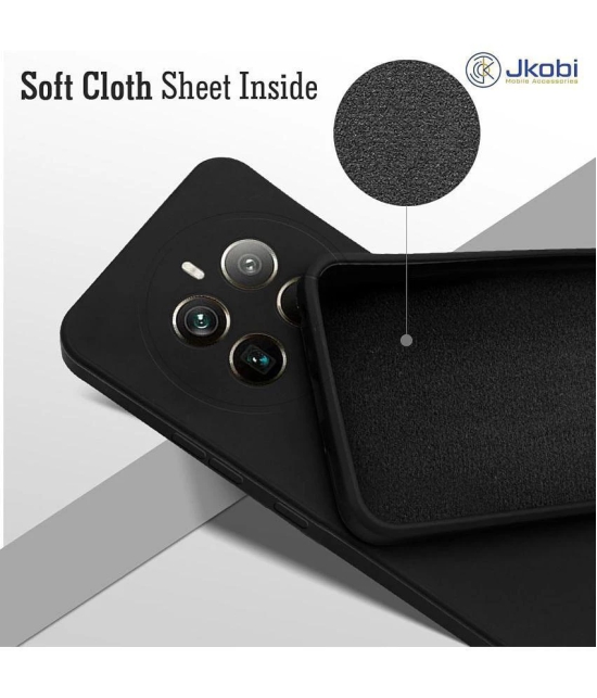 Case Vault Covers Silicon Soft cases Compatible For Silicon Realme 12  Pro Plus 5G ( Pack of 1 ) - Black