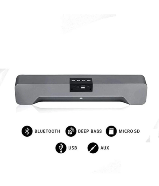 NEUTON PRO Bluetooth soundbar 20 W Bluetooth Speaker Bluetooth V 5.1 with USB,SD card Slot,Aux Playback Time 10 hrs Black - Black