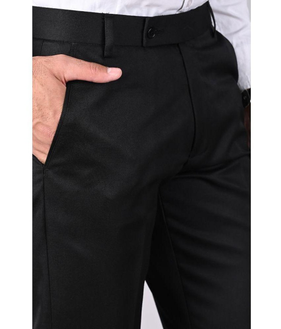 MANCREW Black Regular Formal Trouser ( Pack of 1 ) - None