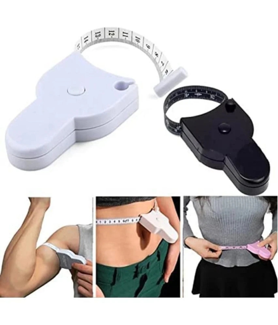 GKBOSS- Retractable body measuring ruler automatic telescopic tape Ergonomic Design Fitness Measuring Tape For Measuring Bust Body Fat Measuring Waist Thigh(1)