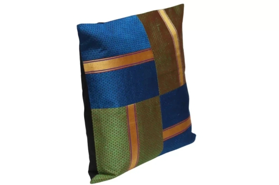 Tisser khun Fabric Cushion Cover Size-16x16