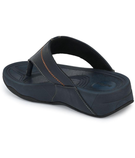 softio - Blue Mens Flip Flops - None