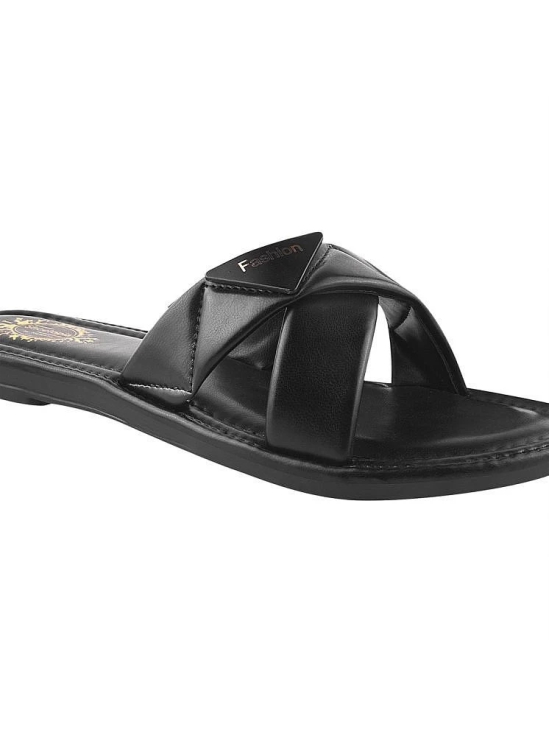 Shoetopia Black Womens Flats - None