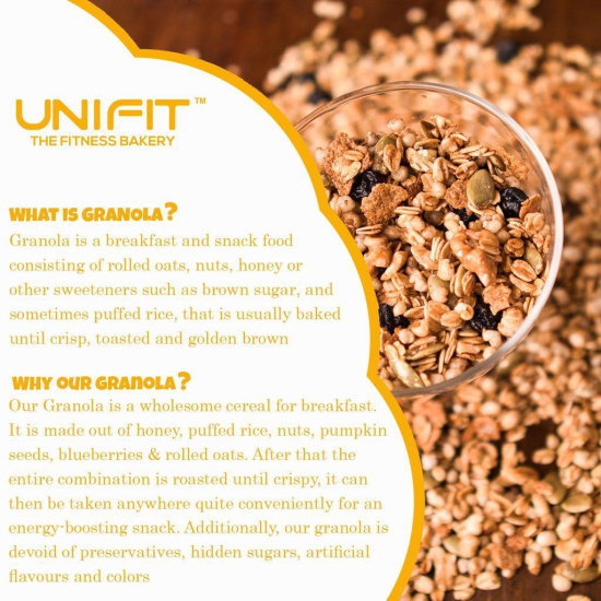 UNIFIT Instant Baked Crunchy Granola 500g