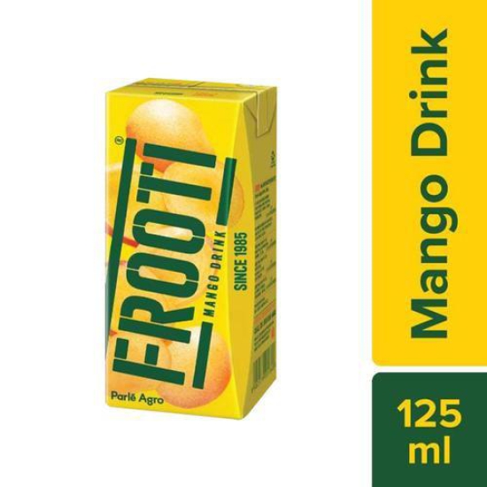 Frooti Drink - Fresh 'N' Juicy Mango, 125 ml Tetra