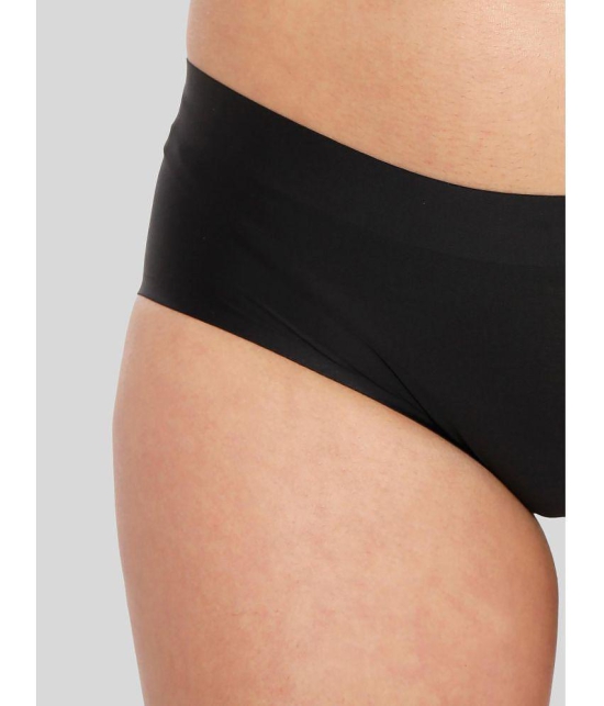 ILRASO - Black Spandex Women's Padded Brief ( Pack of 1 ) - None