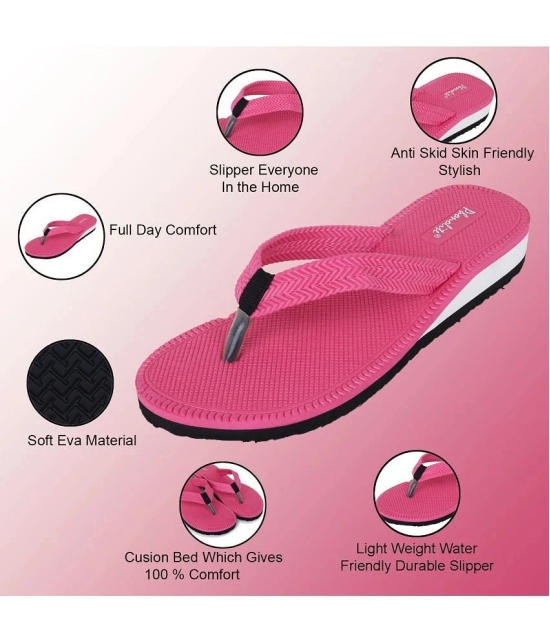 Phonolite Pink Womens Thong Flip Flop - None