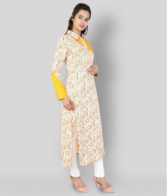 Rangun - Multicolor Rayon Women's Angrakha Kurti - S