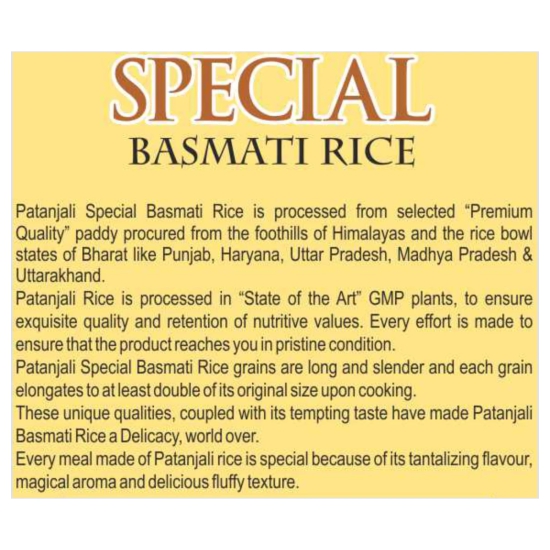 SPECIAL BASMATI RICE 1 KG