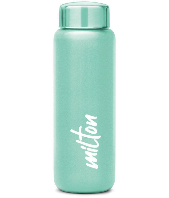 Milton Aqua 750 Stainless Steel Water Bottle (750 ml) Light Green - Green