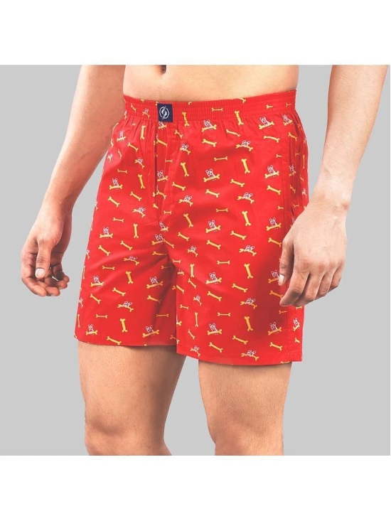 Supersquad Pack of 3 Cotton Mens Boxer- ( Assorted 14 ) - None