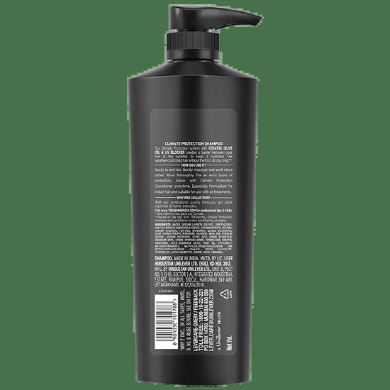 Tresemme Climate Protection Pro Collection Shampoo, High Humidity Frizz Control For 24H, 580 Ml Bottle