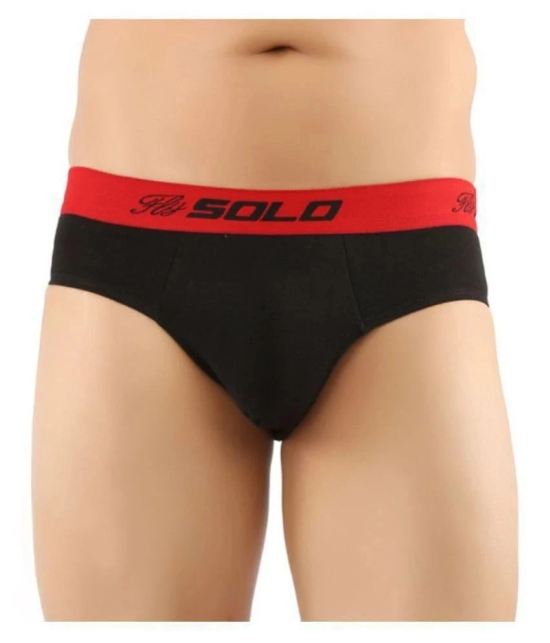 Solo - Multicolor Cotton Mens Briefs ( Pack of 2 ) - 85