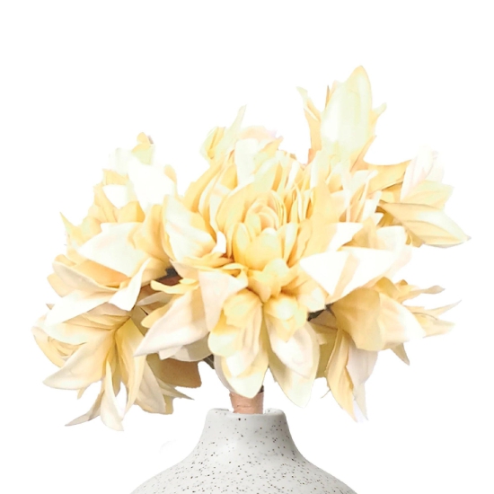 Lotus Bloom Artificial Flowers Yellow