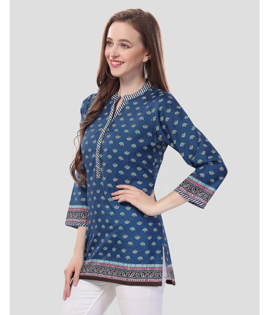 Meher Impex - Multi Color Cotton Women''s Tunic ( Pack of 1 ) - None