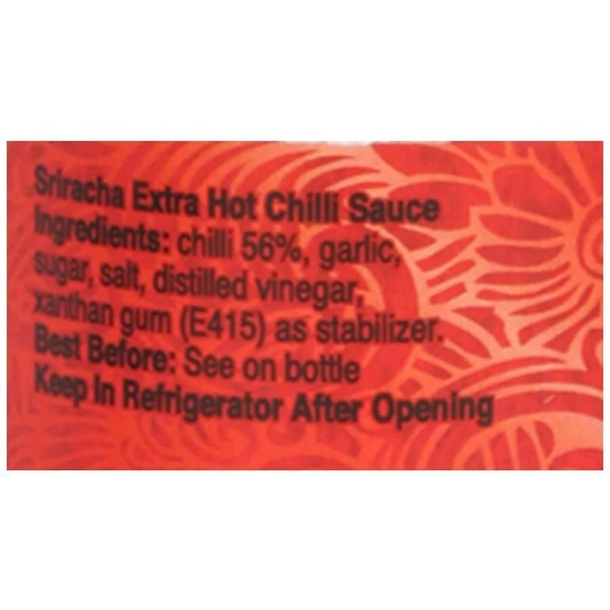 Real Thai Sriracha Super Extra Hot Chill, 1 Pc