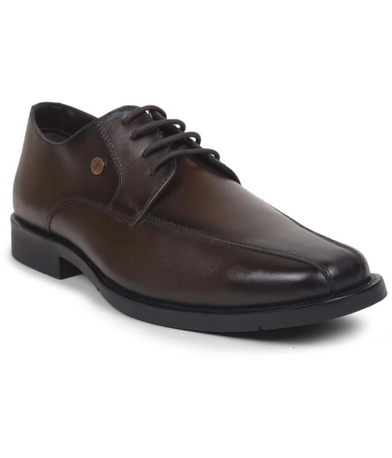 Liberty - Brown Mens Derby Formal Shoes - None