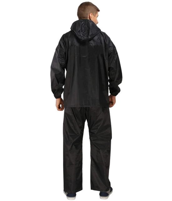 Goodluck Raincoat Set - Black - None